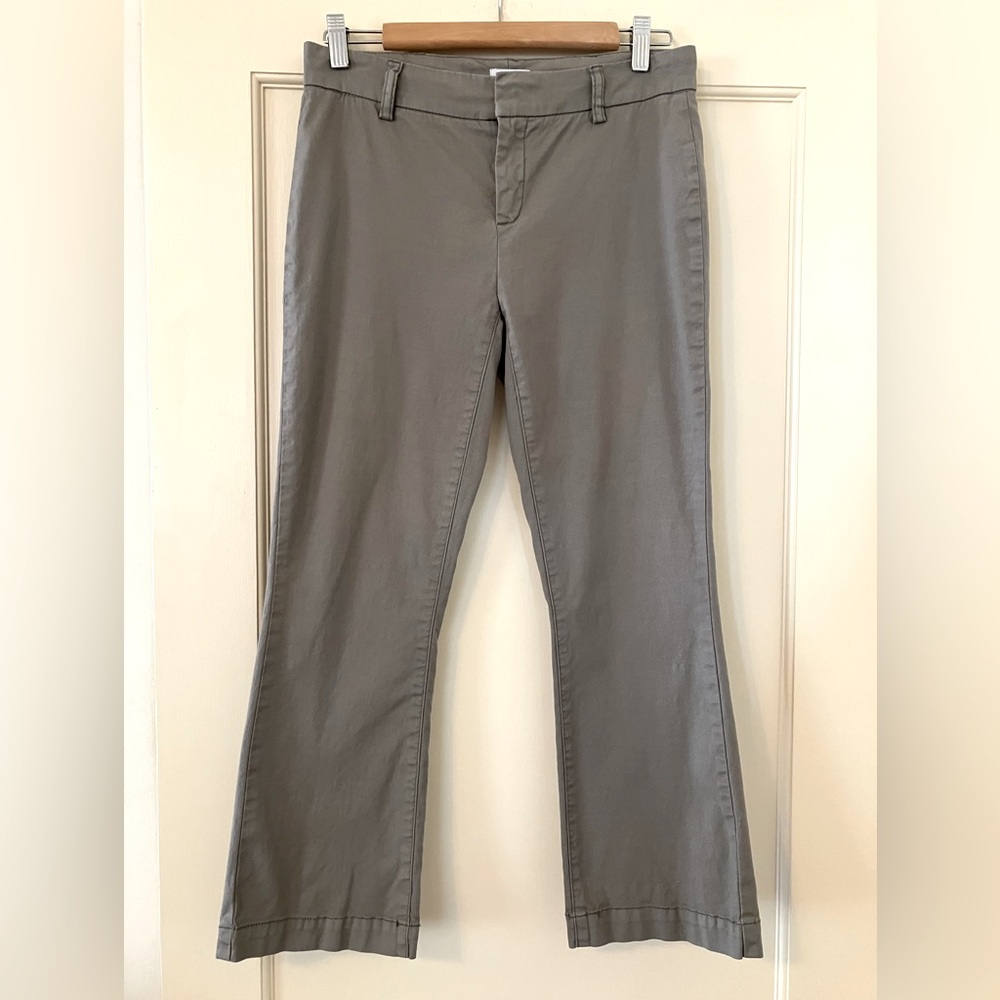 Ecru Condotti Crop Flare Pants 0